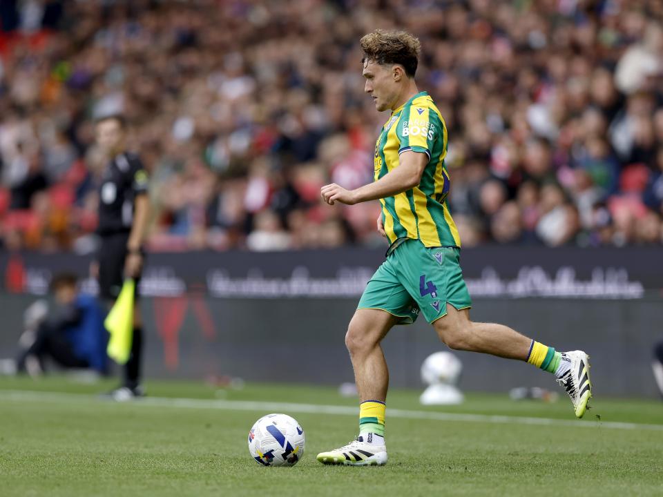 Callum Styles in action against Stoke 