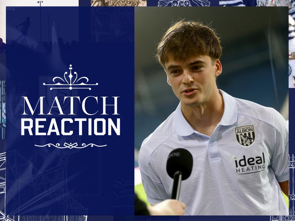 Alex Williams is interviewed by WBA TV after playing against Derby 