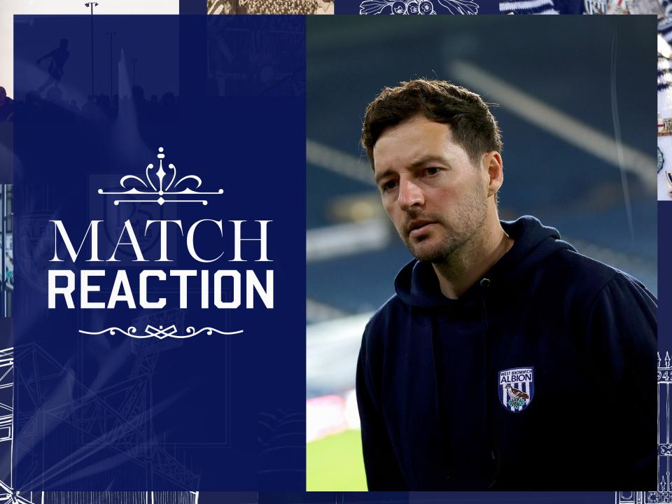 Ryan Mason is interviewed by WBA TV after the Derby match