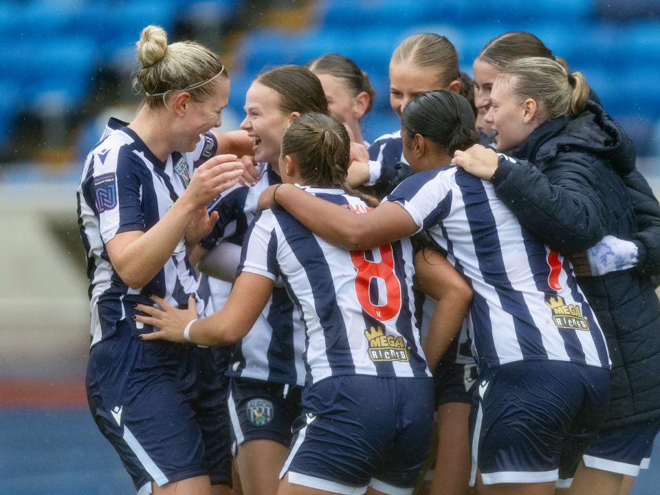 Albion Women score a late winner against Stoke City.
