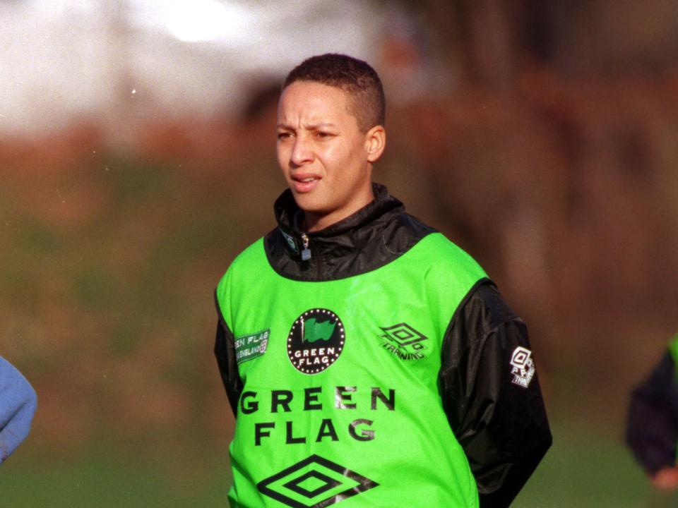 Hope Powell Training with England