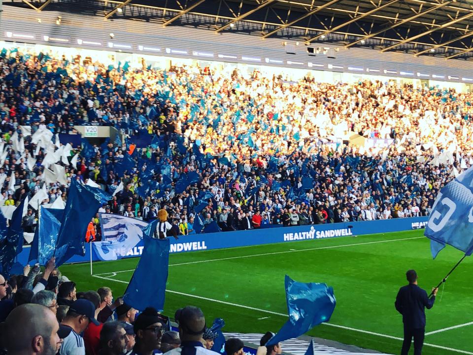 West Bromwich Albion fan photos at The Hawthorns for 125th anniversary