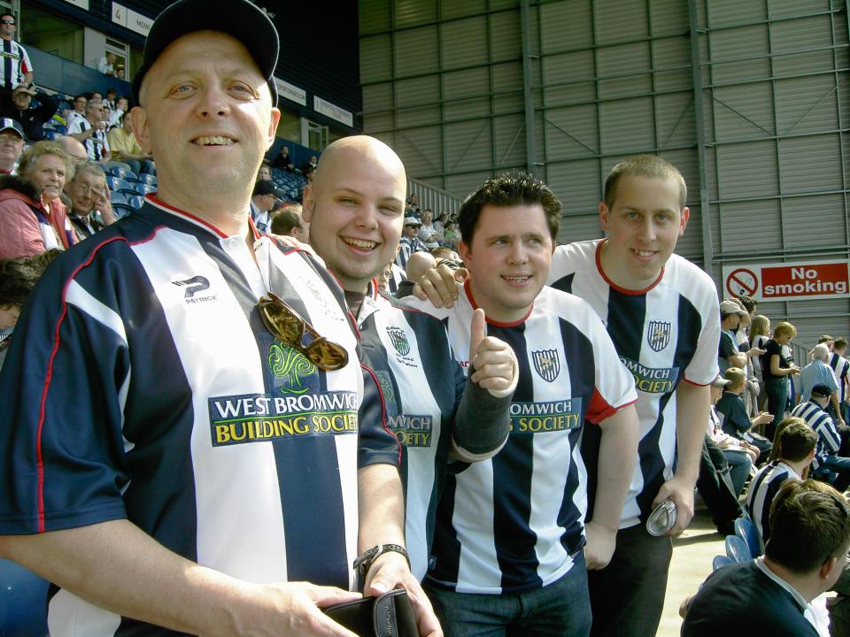 West Bromwich Albion fan photos at The Hawthorns for 125th anniversary