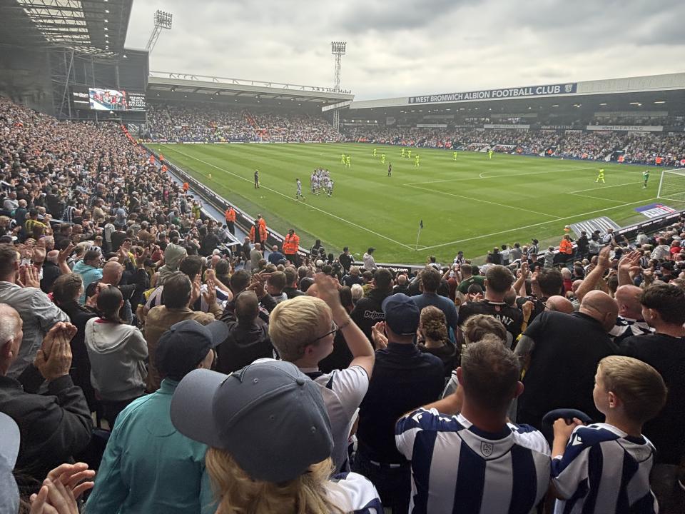 West Bromwich Albion fan photos at The Hawthorns for 125th anniversary