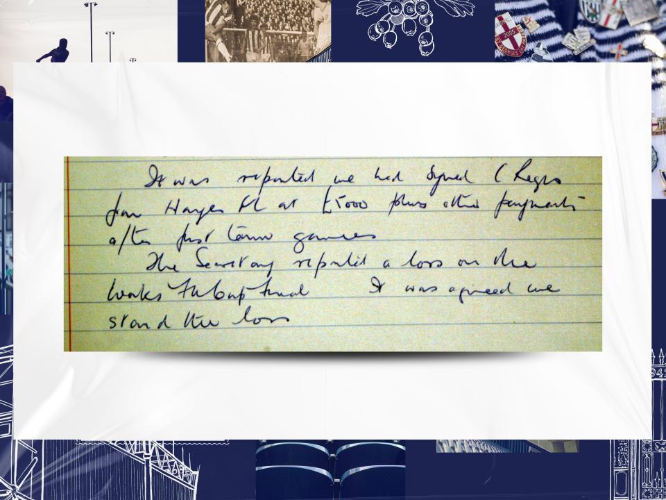 Handwriting outlining signing Cyrille Regis