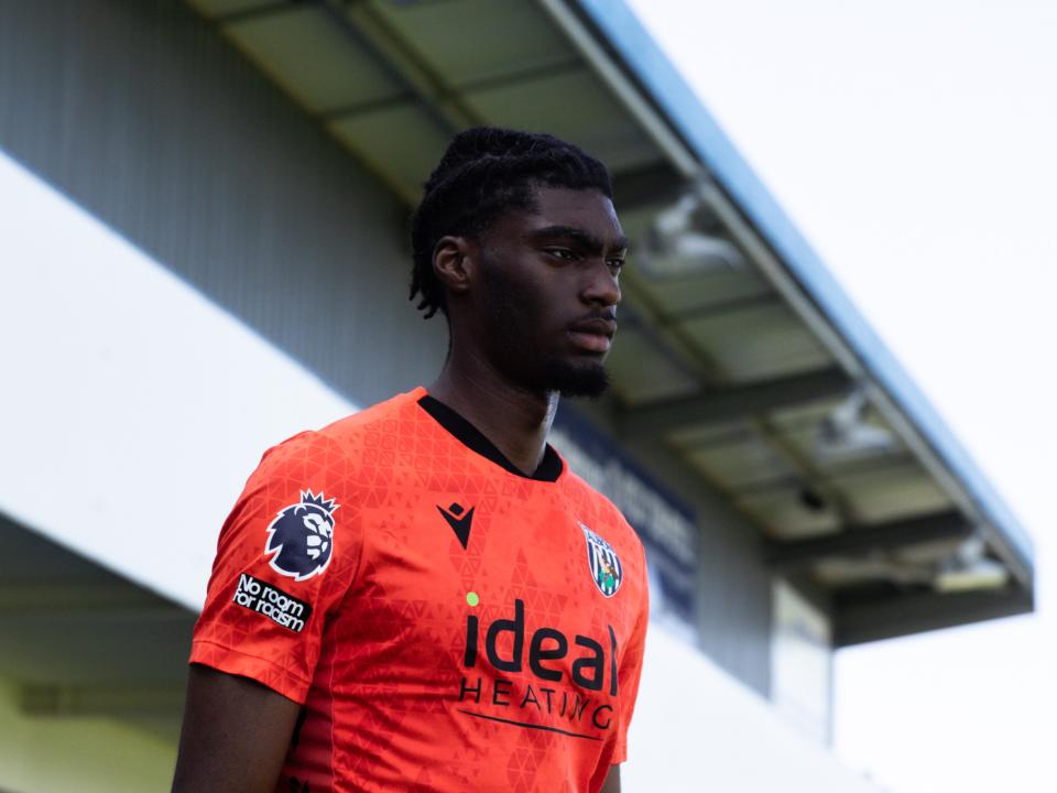 A photo of Albion U21 goalkeeper Brian Okonkwo