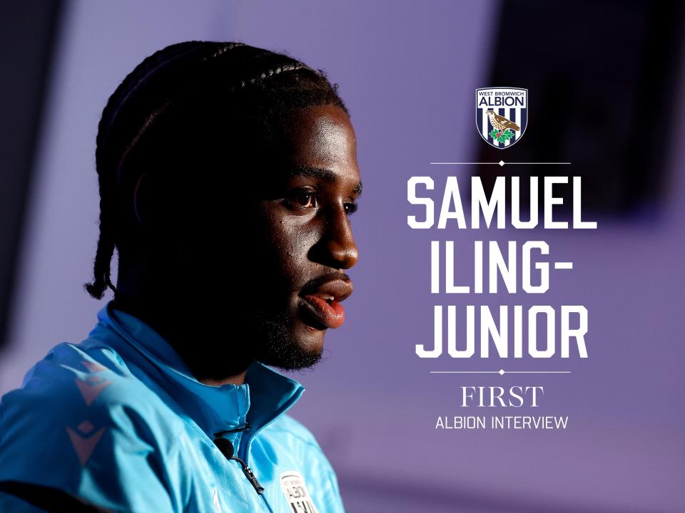 Samuel Iling-Junior is interviewed by WBA TV 