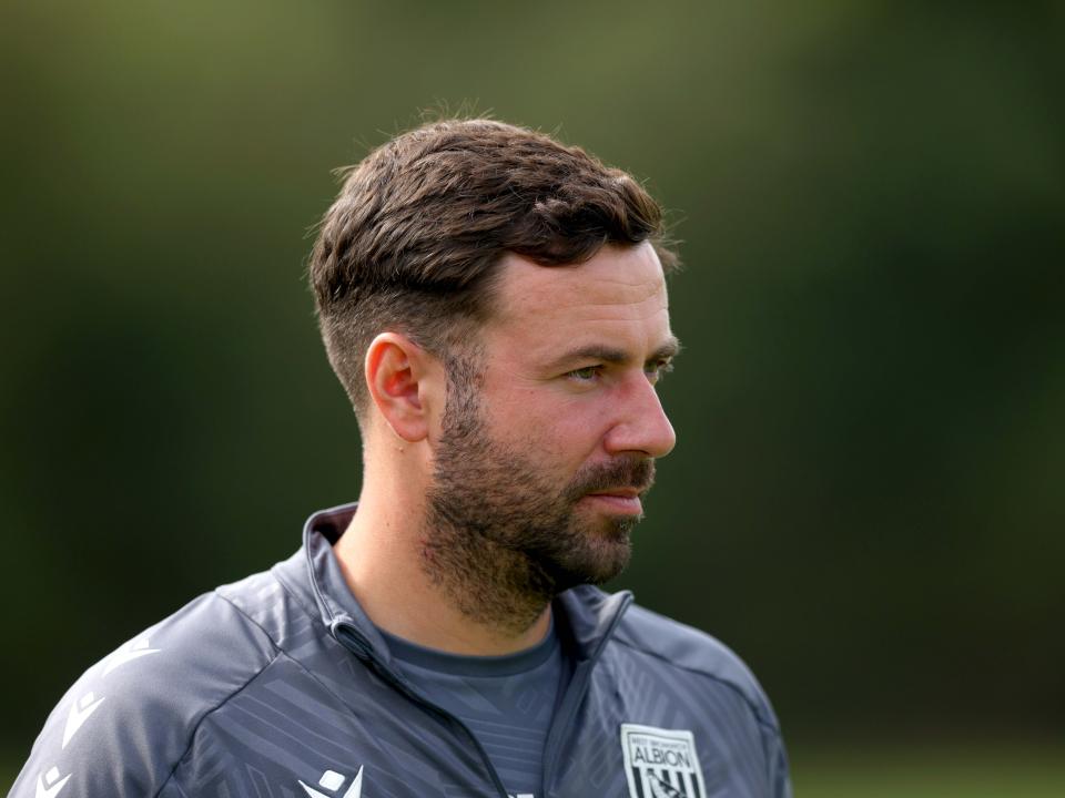 A photo of Albion U18 coach Chay Thompson