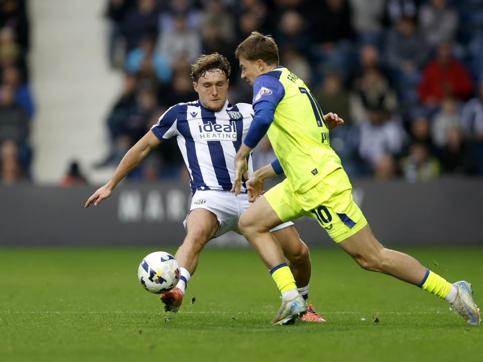 Callum Styles in action against PNE
