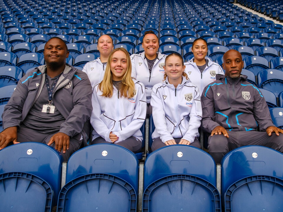 Building Futures team photo in the East stand