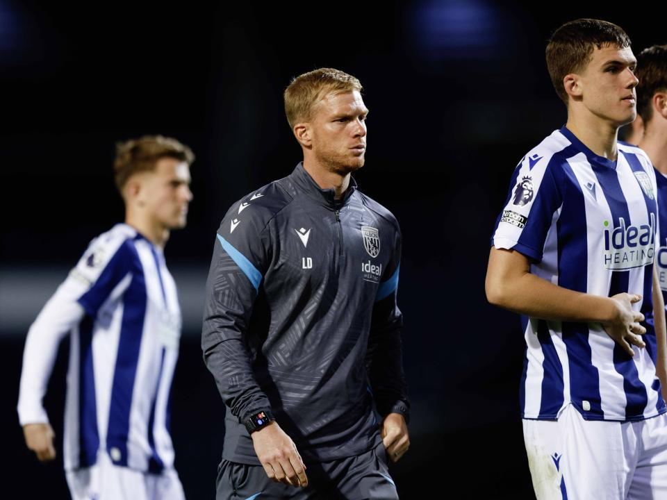 A photo of U21 manager Leigh Downing