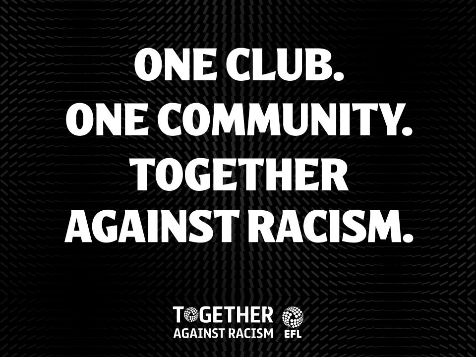 EFL's Together Against Racism graphic 