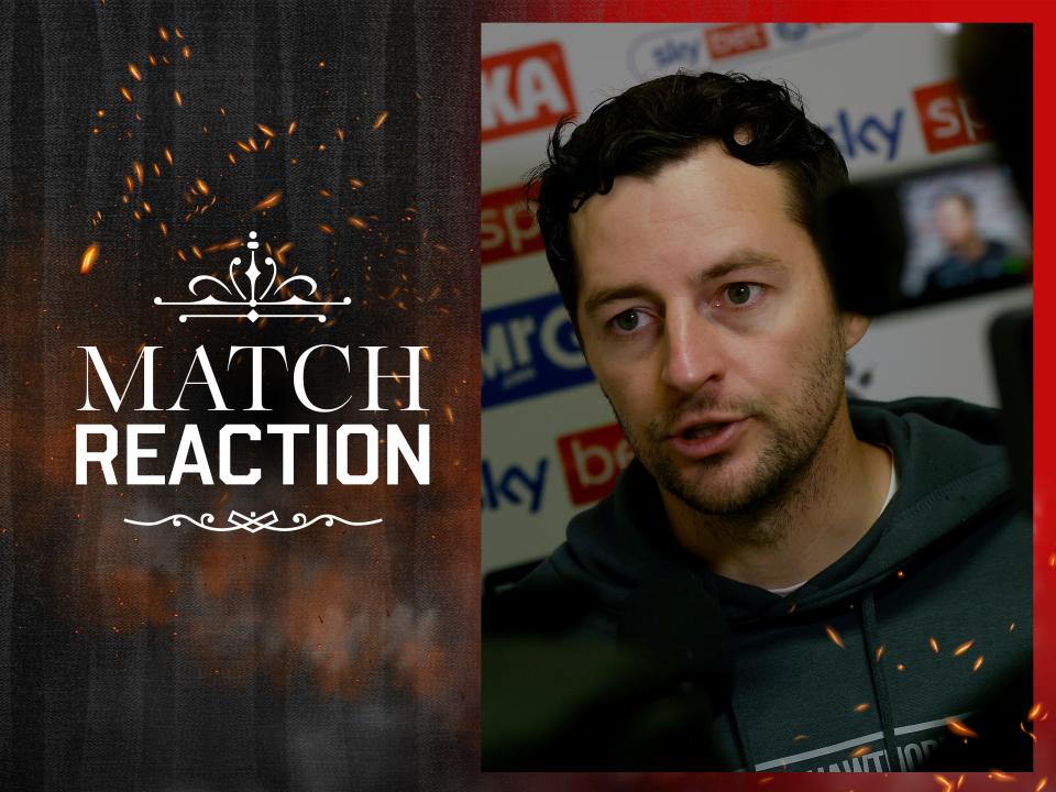 Ryan Mason is interviewed after WBA's loss at Watford 