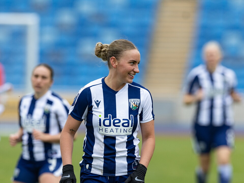 A photo of Monique Robinson against Stoke. 