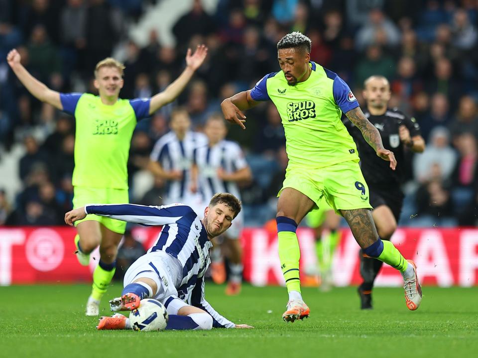 Chris Mepham in action against PNE