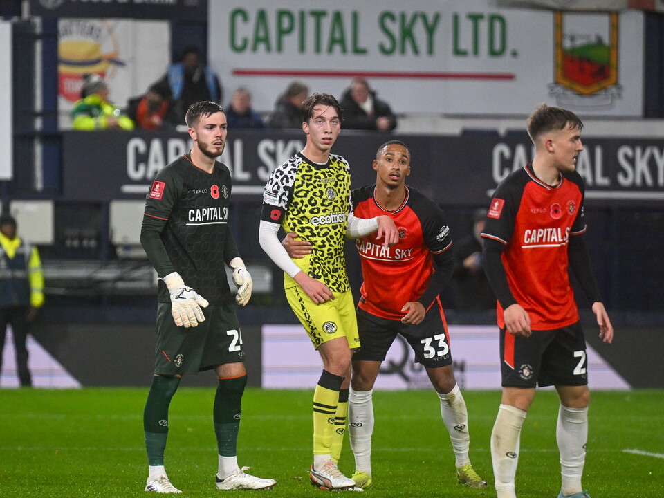 A photo of Albion U21 youngster Harry Whitwell playing for loan club Forest Green
