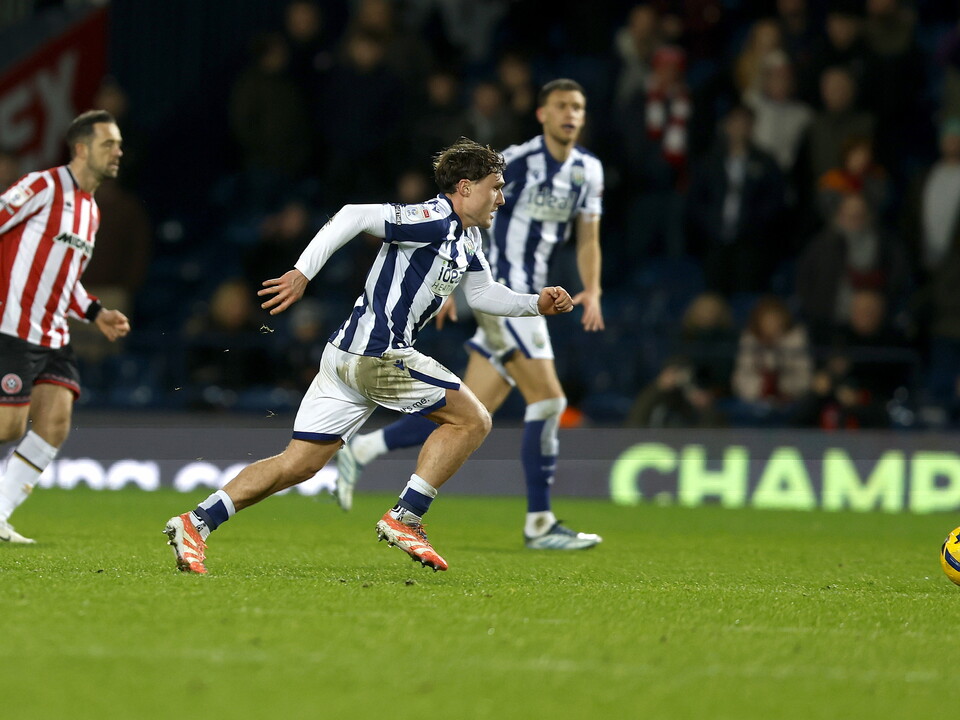 Callum Styles in action against Sheffield United 