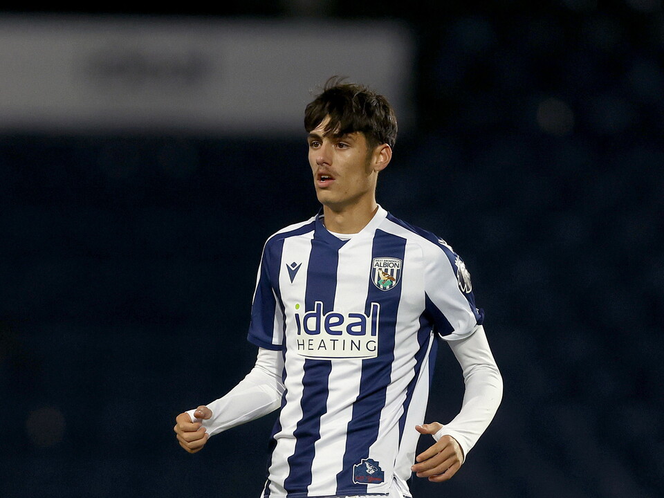 Rio Parmar in action in the home kit 