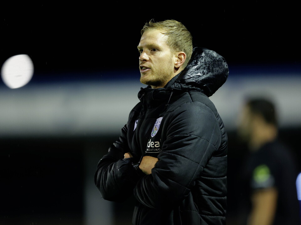 Leigh Downing managing Albion U21s.