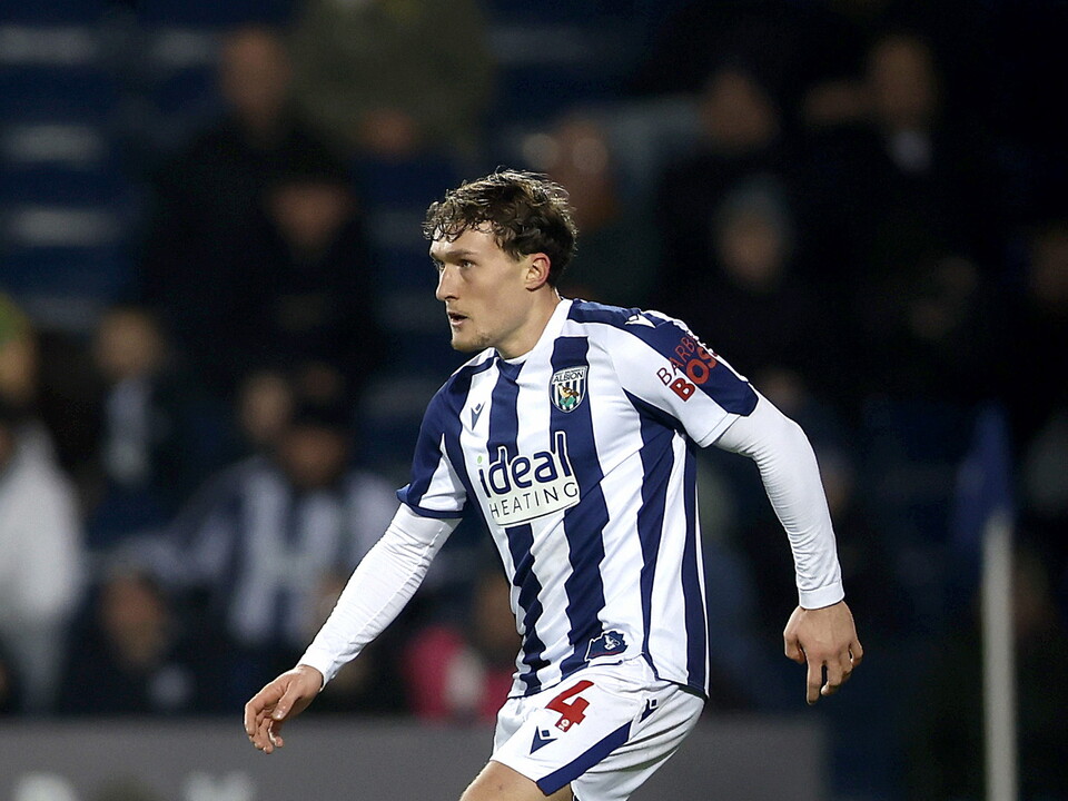 Callum Styles, in home Albion colours.