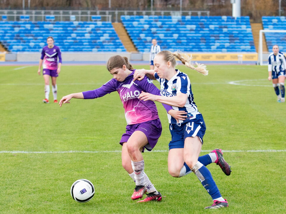 Ellie May in action against Loughborough.