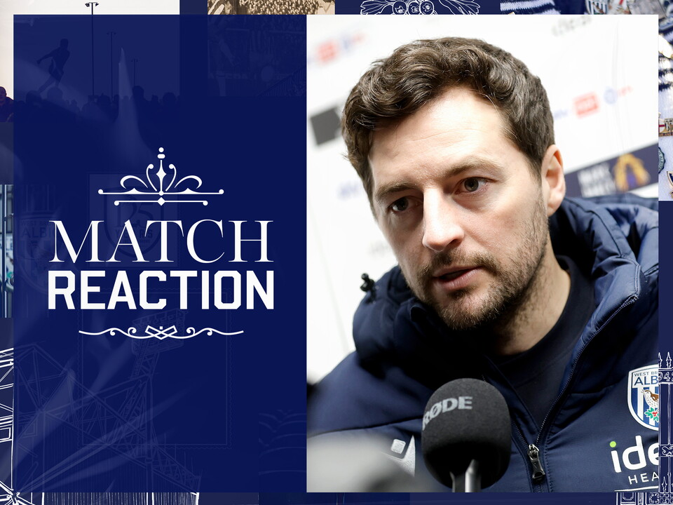 Ryan Mason is interviewed by WBA TV after Albion's win against QPR 