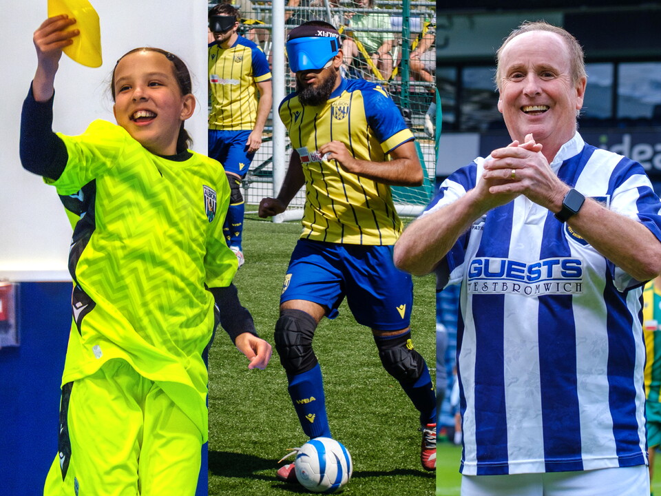 Three photos of Foundation Participants, varying in age and gender, in active poses.