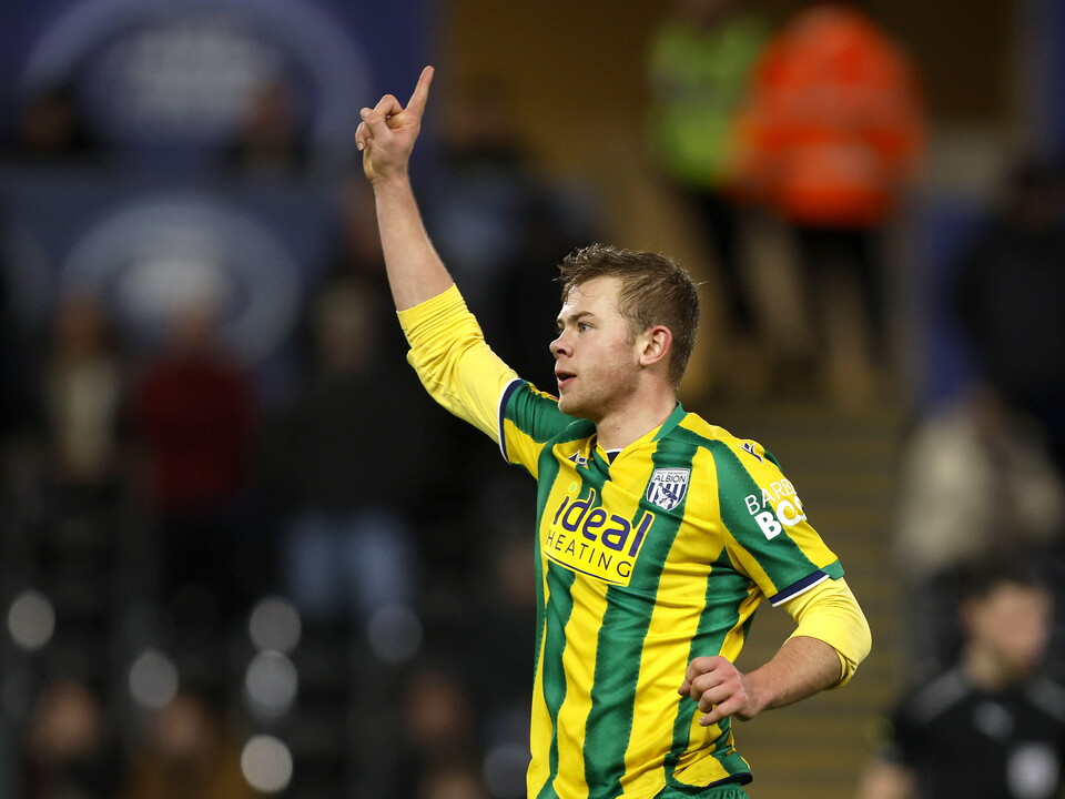 Aune Heggebo celebrates scoring his penalty.