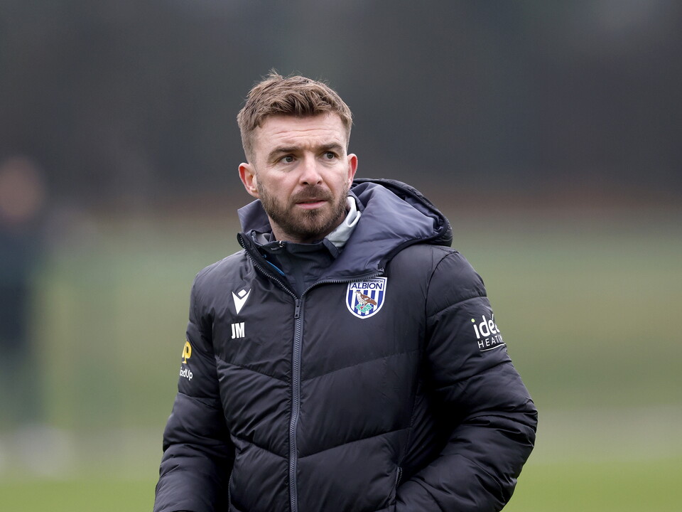 James Morrison in a black WBA coat 