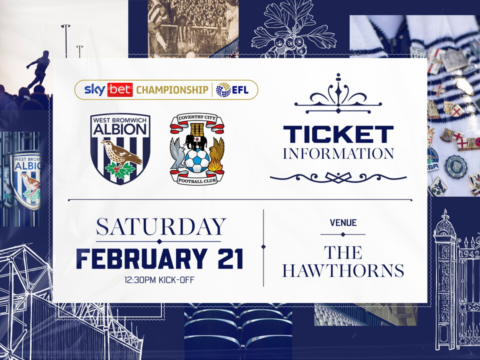 Ticket information for Coventry (H)