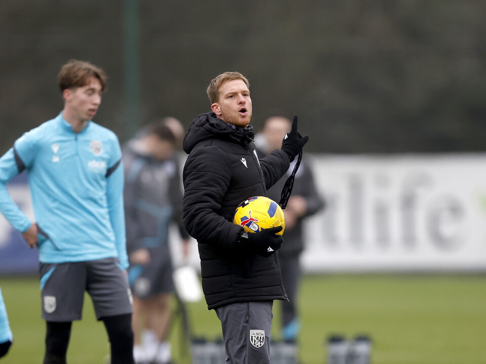A photo of Albion U21 boss Leigh Downing