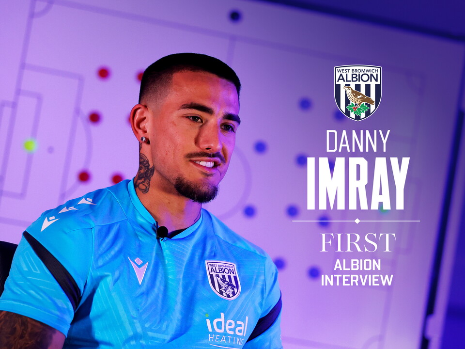 Danny Imray's interview graphic with an image on of him smiling during an interview 