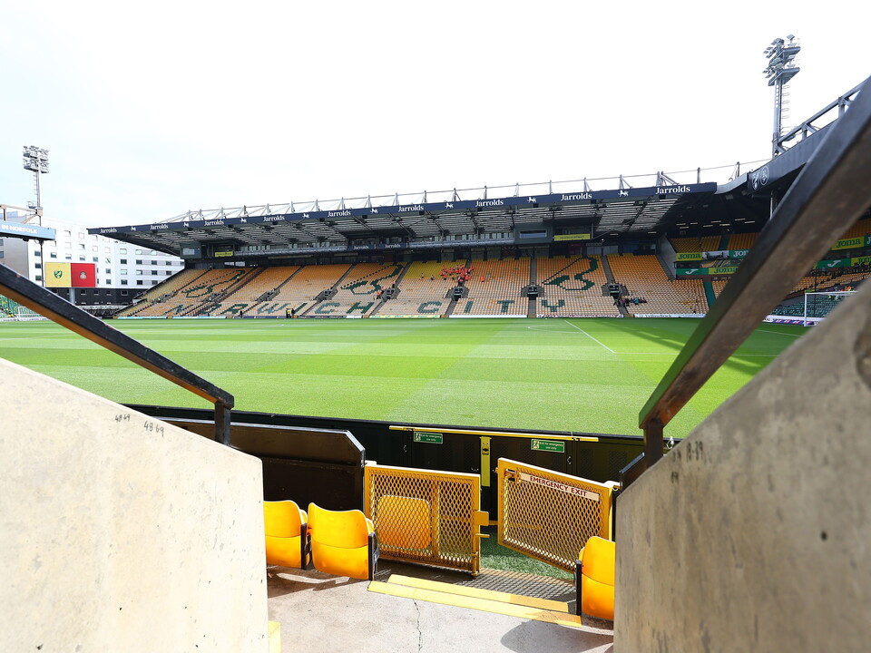 A general view of Carrow Road 