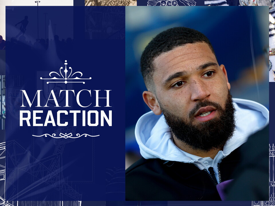 George Campbell is interviewed after WBA's defeat at Oxford 