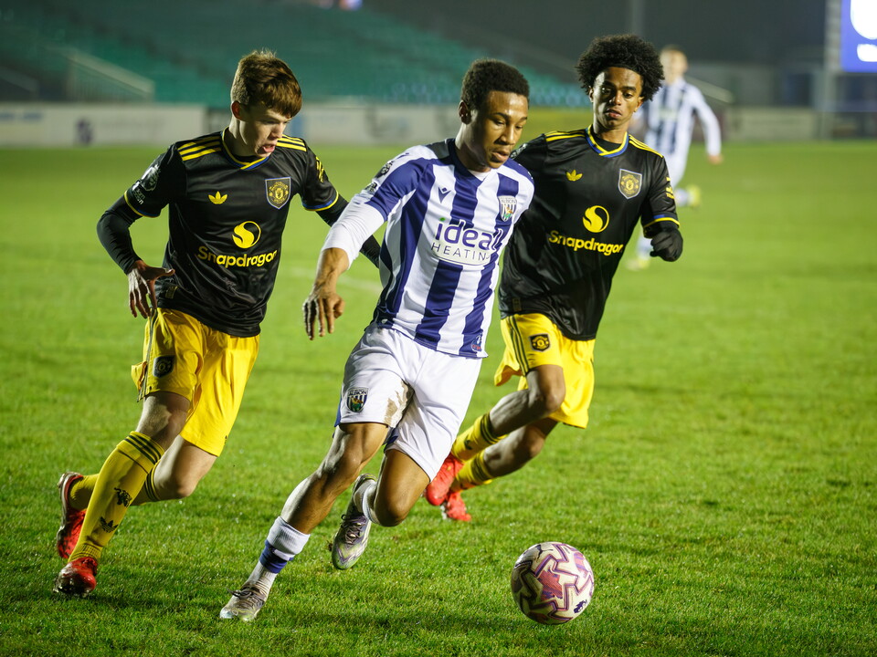 Jaiden Francis-Caesar against Manchester United.