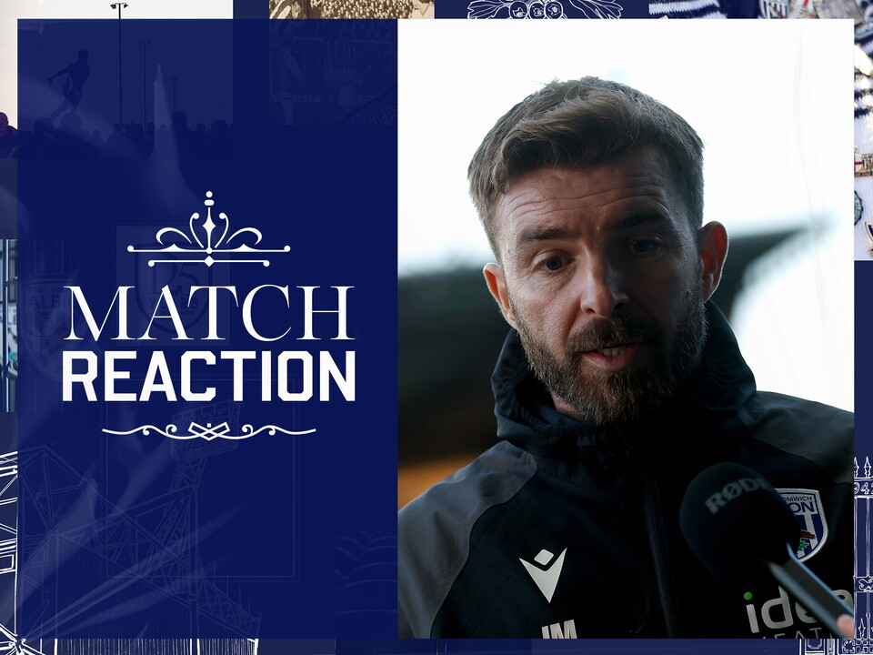 James Morrison is interviewed after Albion's loss to Oxford 