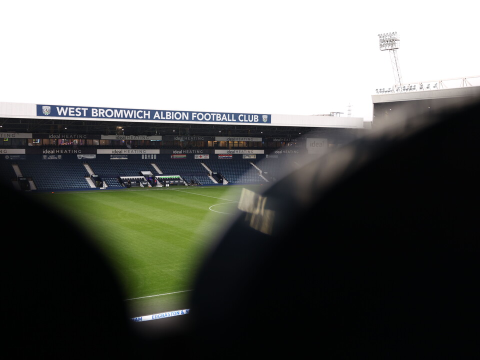 An image of The Hawthorns from the East Stand