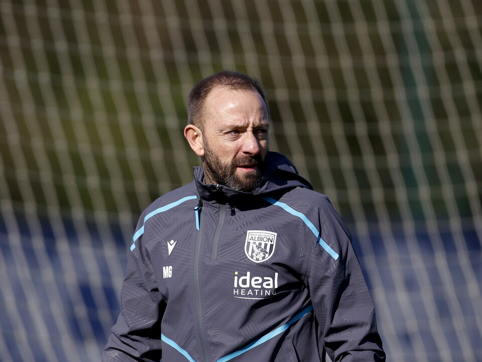 A photo of Albion first team coach Matt Gill