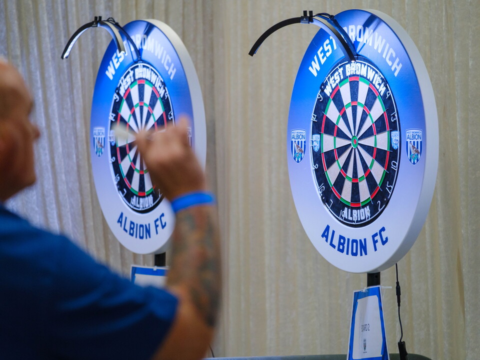 WBA branded dartboards