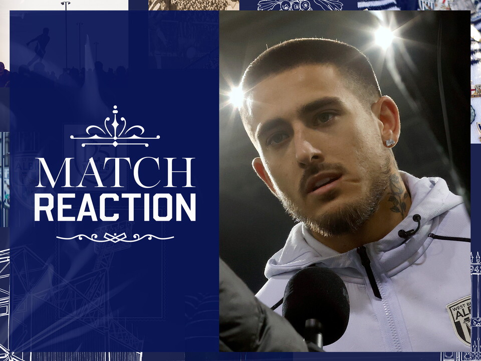 Danny Imray is interviewed after WBA's draw with Southampton