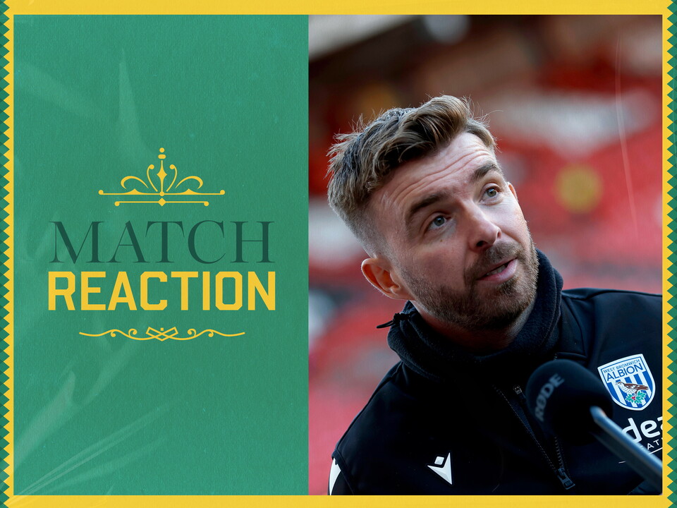 James Morrison is interviewed after WBA's win at Bristol City 