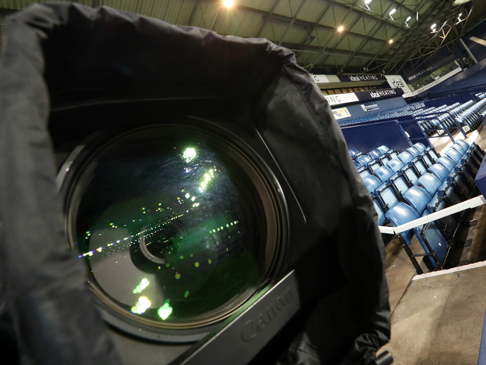 An image of a tv camera at The Hawthorns
