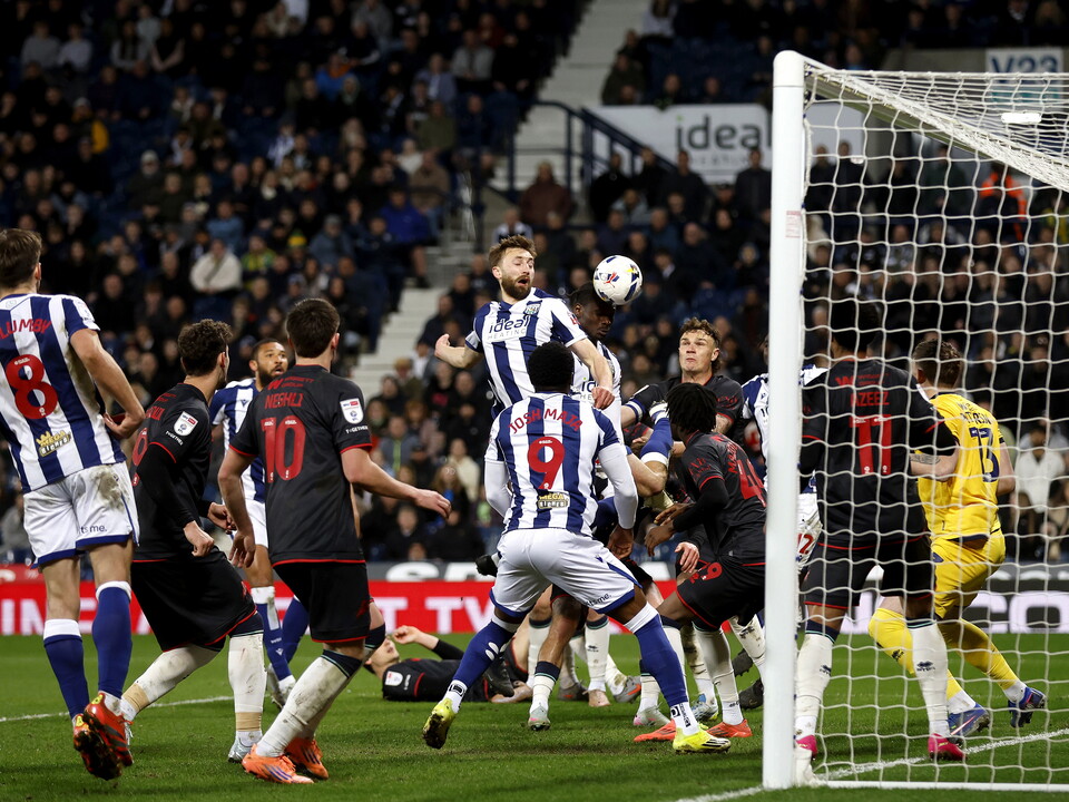 Albion in action against Millwall.