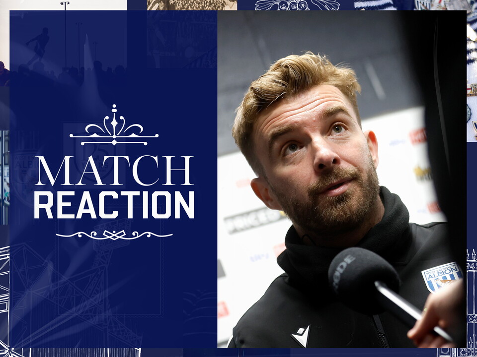 James Morrison being interviewed by WBA TV after the draw with Millwall