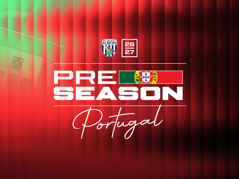 A graphic for Albion's pre-season trip to Portugal