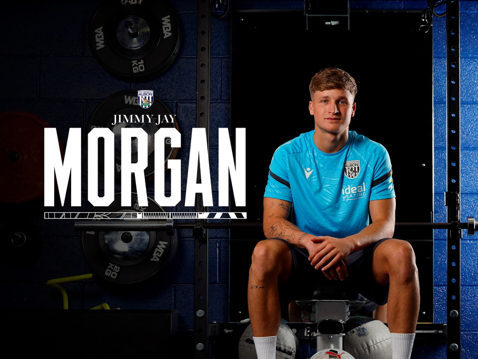 A graphic of new Albion signing Jimmy-Jay Morgan