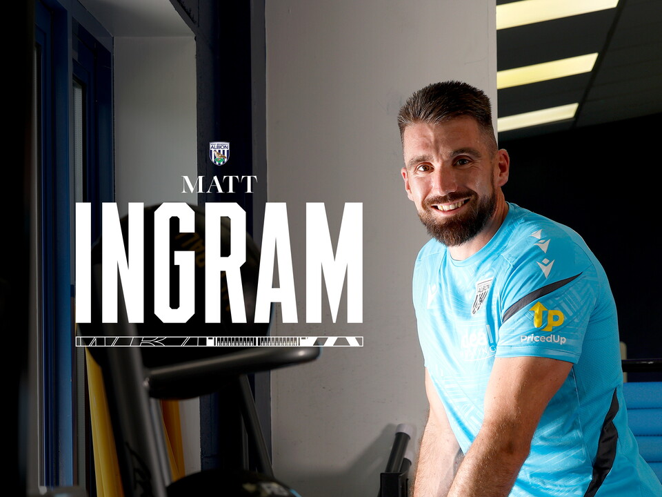 A graphic announcing the signing of goalkeeper Matt Ingram