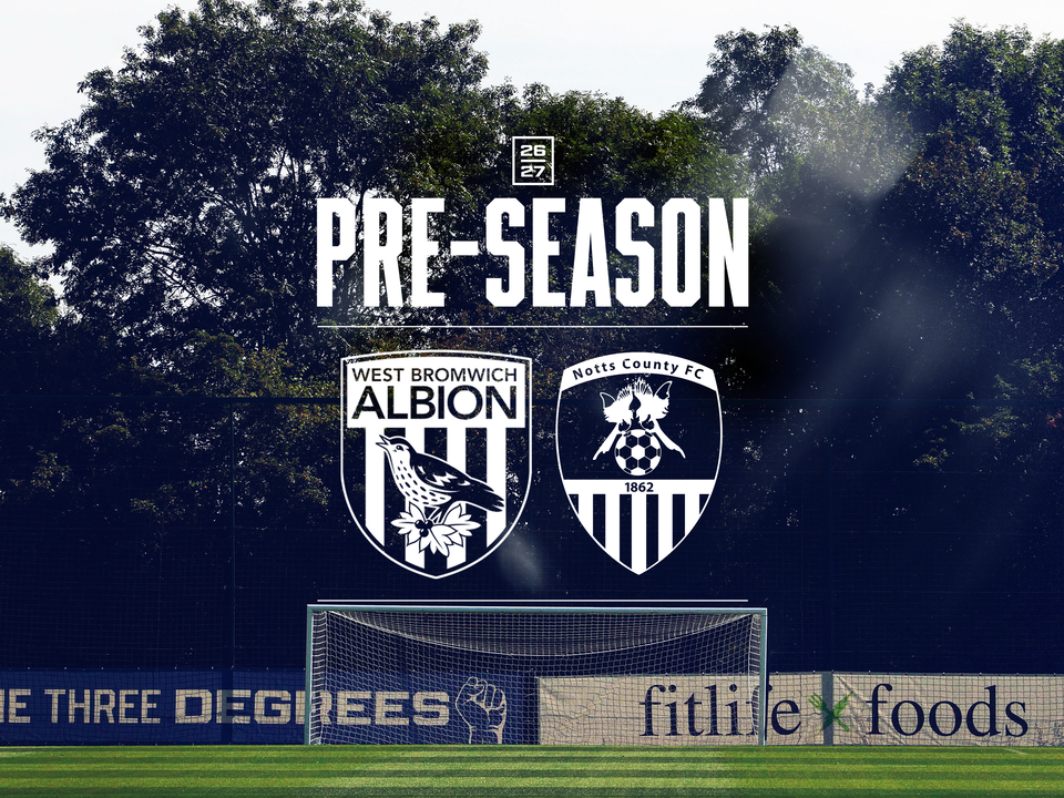 A graphic for our pre-season fixture against Notts County