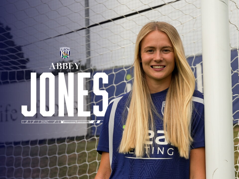 Abbey Jones' signing graphic