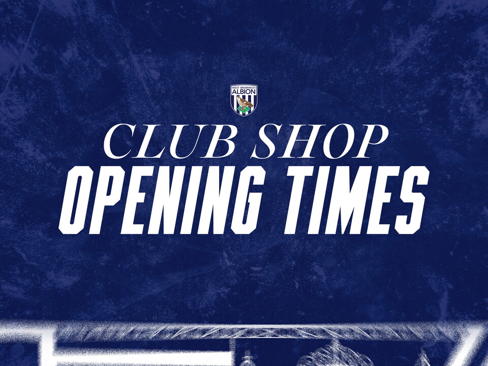 New Club Shop Opening Times